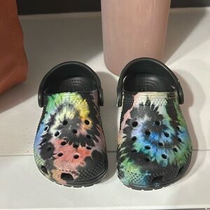 Like New Tie dye Crocs